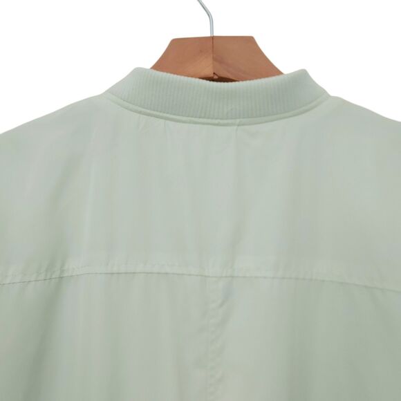 Anthropologie Hei Hei Bomber Jacket Womens Large Mint Full Zip Softshell Outdoor - Picture 8 of 12